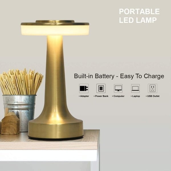Portable Table Sensor Control Beside Lamps, Kids Night Light with Stepless Dimming
